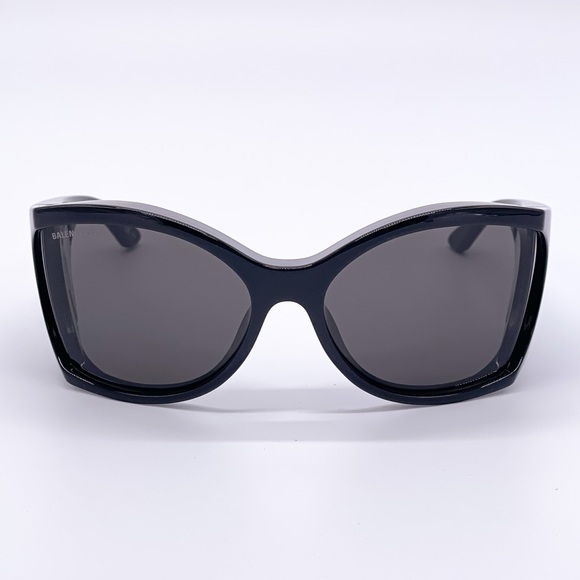 NEW BALENCIAGA BB0154S 001 UNISEX SUNGLASSES BALENCIAGA GOOGLES EYEWEAR - Picture 2 of 14